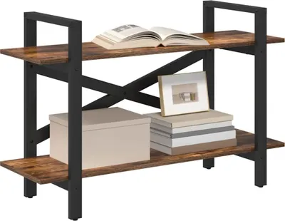 Image de Étagère Chêne fumé 100 x 33,5 x 64 cm Bois d'ingénierie