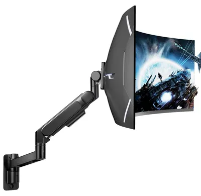 Immagine prodotto di Supporto a parete per monitor, da 24 a 57 pollici, per schermi fino a 27 kg, colore nero