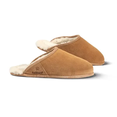 Produktbild von Lammfell Pantoffel Hausschuh Leder natur 40/41 Trendy Damen und Herren, Modell 2023