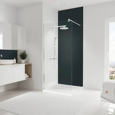 Produktbild von Duschrückwand Set Erweiterung SCHULTE Farbe Anthrazit 255 x 90 cm D1900917 677