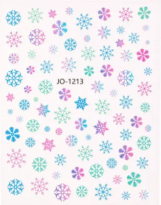 Produktbild von Selbstklebende Weihnachts-Nagelsticker JO-1213