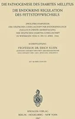 Produktbild von Die Pathogenese des Diabetes Mellitus