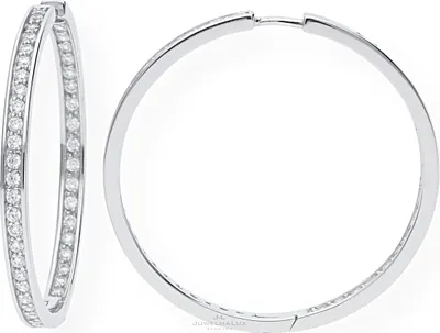 Produktbild von Creolen Silber 925 Zirkonia JL10-06-0611 JuwelmaLux