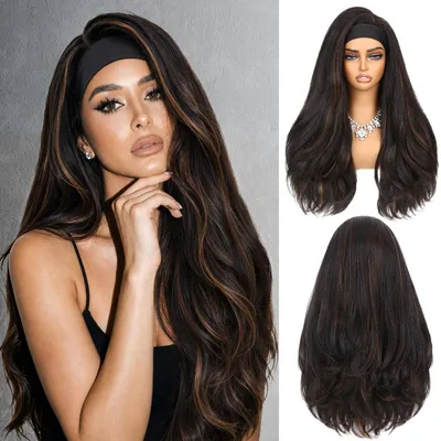 Produktbild von Haarband-Perücke – Lockiges Yaki-Haar für Damen