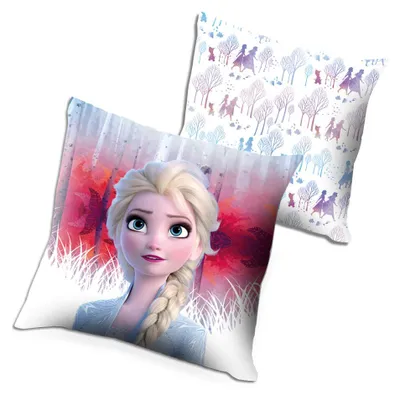 Obrázok produktu pre Ľadová kráľovná 2 Vankúš Elsa Plyšový vankúš Dekoratívny vankúš (40 x 40 cm)
