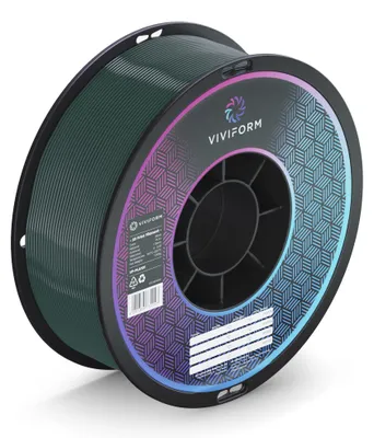 Produktbild von Viviform PLA+ Filament für 3D Drucker 1kg Rolle Grün
