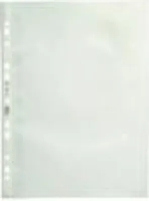 Immagine prodotto di Copertina per brochure ELBA con lembo, DIN A4, PP, grana 0,12 mm, aperta in alto e a sinistra, perforazione Euro, a prova di documento (71402)