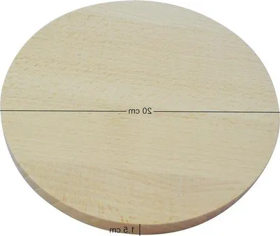 Obrázek produktu pro Dvostranná dřevěná krájecí deska 20 cm – kuchyňské příslušenství