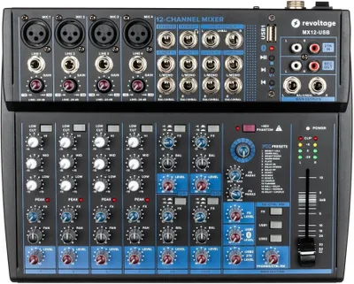 Obrázek produktu pro Revoltage MX12-USB Analogový mixpult