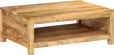 Produktbild von Couchtisch 80x55x30 cm Massivholz Mango
