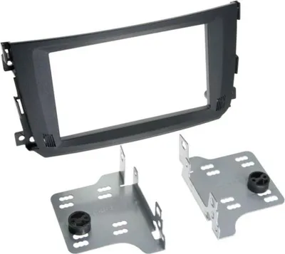 Image de Adaptateur de façade 2-DIN pour Smart Fortwo 2010 > noir