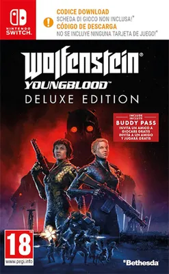Obrázek produktu pro PLAION Wolfenstein: Youngblood - Deluxe Edition, Switch, Nintendo Switch, Režim multiplayer, Starší