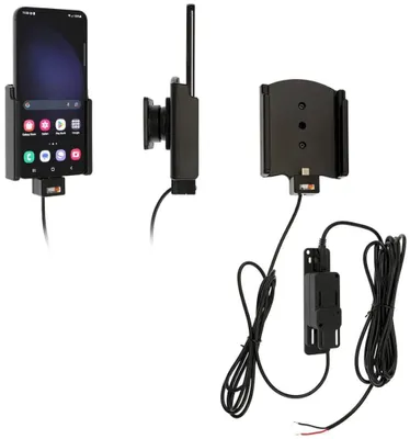 Zdjęcie produktu dla Uchwyt na urządzenie Brodit 727345 z funkcją ładowania - do smartfonów - Samsung Galaxy S23+ SM-S916B/DS, Samsung Galaxy S23+ SM_S916B/DS