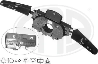Image de ERA 440395 Interrupteur de colonne de direction Interrupteur combiné pour VW Transporter IV Bus (70B, 70C, 7DB, 7DK, 70J, 70K, 7DC, 7DJ) Transporter IV Fourgon