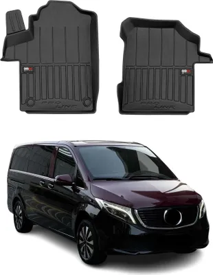 Produktbild von 2020-2025 Mercedes Klasse EQV W447 Fußmatten TPE Schwarz 2 tlg