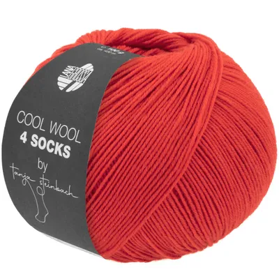 Produktbild von Lana Grossa - Cool Wool 4 Socks Uni 7722 koralle