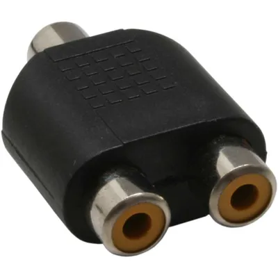 Produktbild von InLine® Audio Adapter, 1x Cinch Buchse an 2x Cinch Buchse