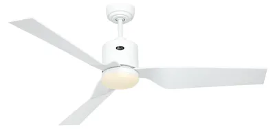 Zdjęcie produktu dla Energooszczędny wentylator sufitowy z oświetleniem LED i pilotem Eco Dynamix II-R WiFi 132 cm Biały