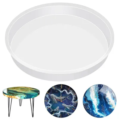 Produktbild von Omgoods – Silikonform, rund, für Epoxidharz-Kreationen