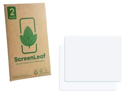 Produktbild von 2x ScreenLeaf Schutzfolie für Pentax K-x nachhaltiger Displayschutz Display Schutz Folie Klar Transparent