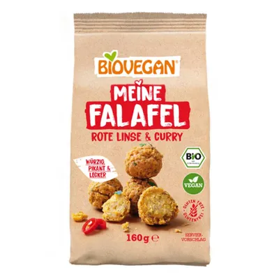 Zdjęcie produktu dla Mój falafel - czerwona soczewica & curry 160g