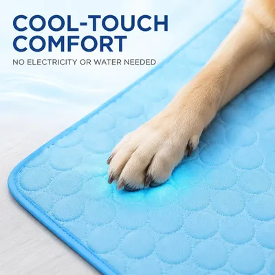 Image de Tapis rafraîchissant pour chiens et chats, auto-refroidissant, taille XXL, respirant, idéal pour l'été