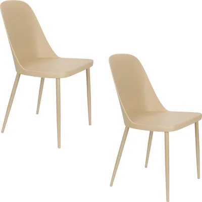 Produktbild von Housecraft Living Pip Esszimmerstuhl Beige - 2 er Set