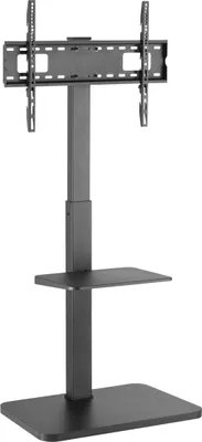 Obrázok produktu pre Equip Bodenstandhalter  37"-75"/ 1TFT  30kg 1Ablage  schwarz lite Retail