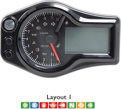 Produktbild von Acewell Tachometer ACE-6554-HB 130.6mm 83.4mm 31.3mm