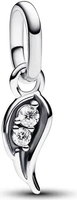 Produktbild von PANDORA Mini Charm Anhänger Engelsflügel aus Sterlingsilber