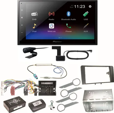 Produktbild von Pioneer DMH-A340DAB Digitalradio Bluetooth Einbauset für Audi A3 8P 8PA