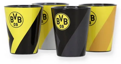 Produktbild von Borussia Dortmund BVB Schnapsglas 4er-Set