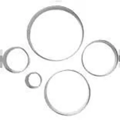 Produktbild von Edelstahl Backringe Set 5-teilig, Ø 3, 5, 7, 9, 11 cm, Höhe 4,5 cm