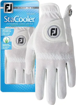Produktbild von Footjoy StaCooler White Linke Hand ML Damenhandschuhe