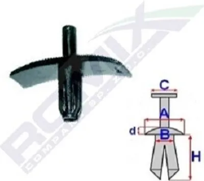 Produktbild von 10x ROMIX B25692 Clip