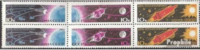 Produktbild von Briefmarken Sowjetunion 1963 Mi 2747-2752 Sechserblock (kompl.Ausg.) postfrisch Tag der Weltraumfahrer