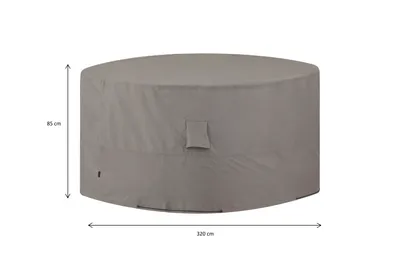 Obrázek produktu pro Madison Potah na venkovní nábytek šedý 320 cm kulatý