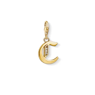 Zdjęcie produktu dla Thomas Sabo 1609-414-39 Zawieszka charm litera C złoto