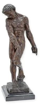 Productafbeelding van Bronzen beeld van Adam hoogte 37 cm
