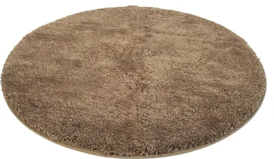 Produktbild von Mikrofaser-Badematte 90 cm rund,  Braun 90cm