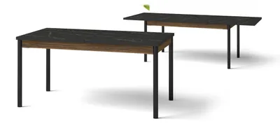 Produktbild von Masseno Esstisch KREON 160 cm x 90 cm Rechteckig Tisch für Wohnzimmer, Küche, Braun