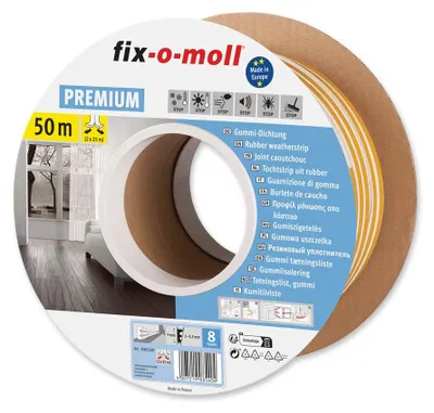 Produktbild von E-Profildichtung fix-o-moll Bobin 50m weiß