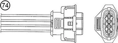 Image de Sonde lambda NGK pour Chevrolet Opel