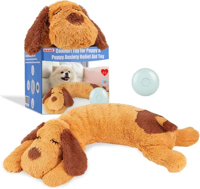 Productafbeelding van Knuffel met hartslag voor puppy's en katten - rustgevend speelgoed met hartslagsimulatie