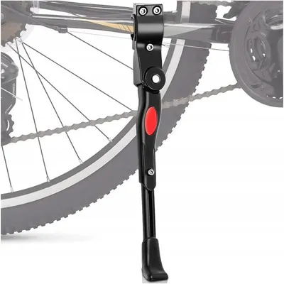 Obrázok produktu pre Stojan na bicykel Nastaviteľný 34-38 cm Hliníkový bočný stojan Zadný 24-29 palcov Protiskluzová podložka Ochrana rámu 10 kg