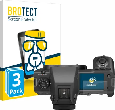 Produktbild von 3x BROTECT Schutzglas für Fujifilm GFX100 II (Schulterdisplay) Schutzfolie Panzer Folie Glas Display Schutz klar