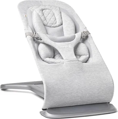 Image de Babywip - Fauteuil berçant - Détente pour bébé - 3 positions de hauteur - 2,5 à 13,2 kg - Gris clair