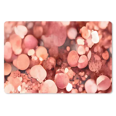 Produktbild von MuchoWow® Schreibtischunterlage Abstrakt - Glitzer - Rosa - Luxus 60x40 cm - XXL Mauspad - Großes Mauspad