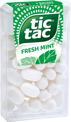 Produktbild von Tic Tac fresh mint Pfeffermiz Dragees erfrischend vanillig 18g