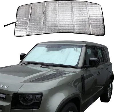 Immagine prodotto di Land Rover Defender 90 110 2020-2022 Parasole - Parasole riflettente pieghevole per auto - Protezione per auto